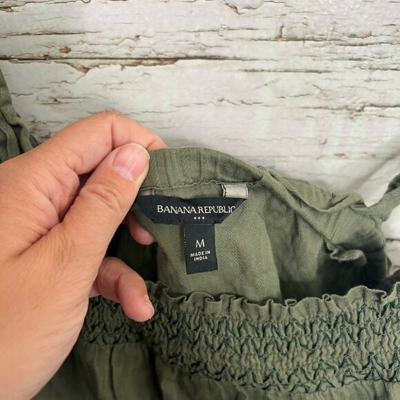 Banana republic green tank top size medium - Picture 3 of 7